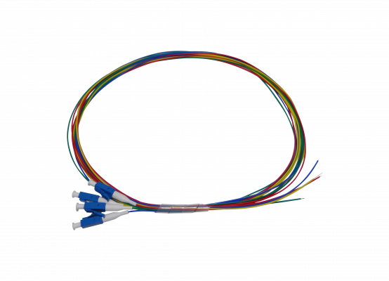 JFSL-4 LC/UPC SM 1,5m 4-unidades Pigtail 150cm 0,9mm 1.5m Monomodo 9/125um
