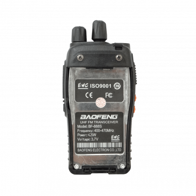 BF-888S Radiotransmisor 1un 6km 400-470MHz 16-Canales incl. cargador y batería 3,7V 1500mAh