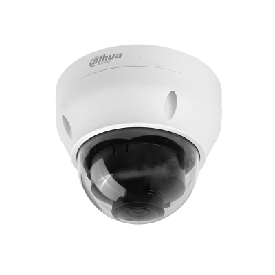 1431R DAHUA Cámara domo fija de 4 megapíxeles, lente 2,8mm, protección IP67 contra polvo y agua, resistencia antivandálica IK10, alimentación PoE, visión nocturna infrarroja de 30 metros, funcionalidades inteligentes