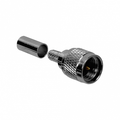 VM2C Conector UHF-Macho Pequeño RG58 LMR195 para Crimpar
