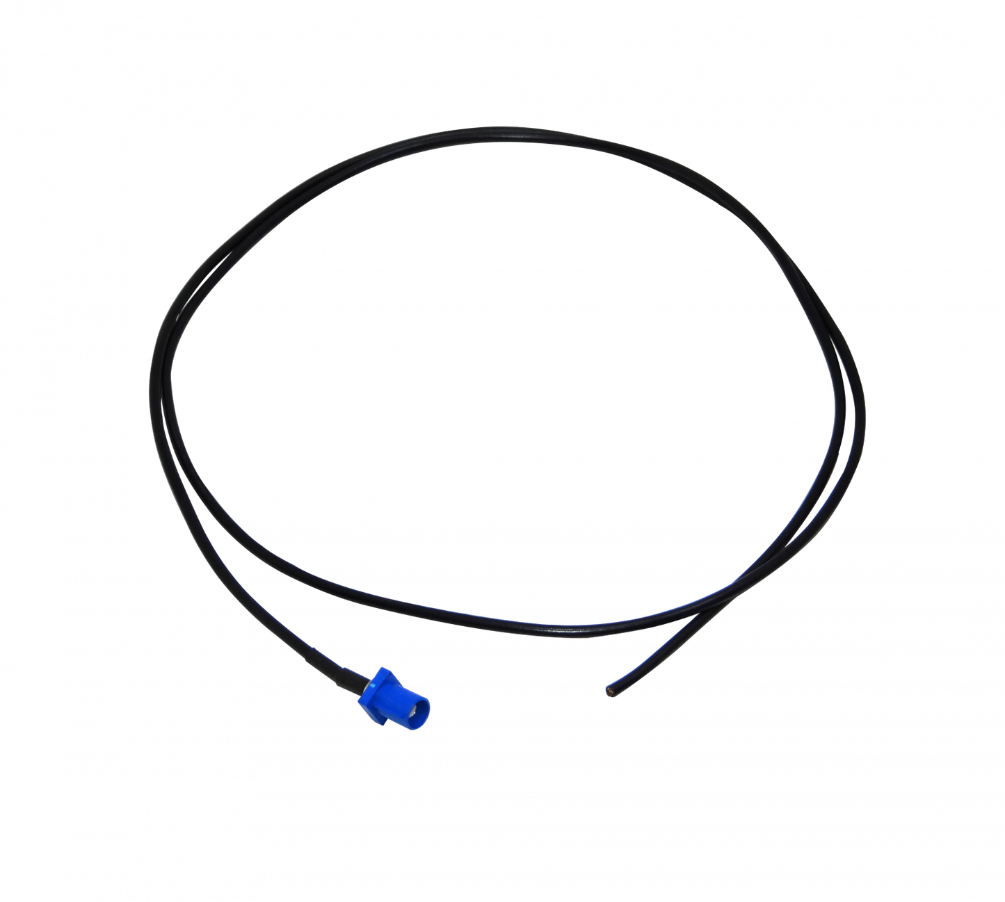 CA-FKM Pigtail 100cm FAKRA-C-Macho Automotriz 1mt RG174-Negro