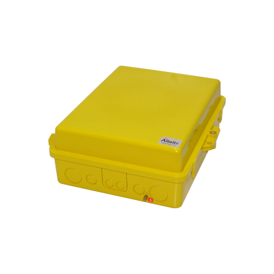 NP141105Y ALTELIX Amarilla 355x280x127mm IP55 Gabinete para Intemperie NEMA3 Policarbonato+ABS