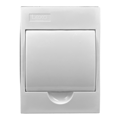 CADIN-06 LEXO Caja de Superficie LSZH 6 Módulos Carril DIN IP41 IK08 5399106