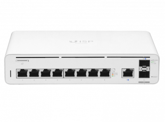 UISP-CONSOLE UBIQUITI 9-1000 2 Puertos SFP+ 10G microSD Bluetooth Fuente 24V/60W Rack 1U Consola de Administración