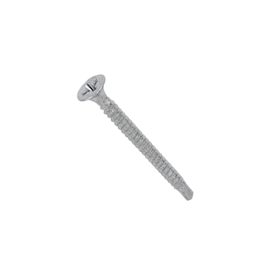 YUS6-13 100 Unidades Tornillo Autoperforante para Volcanita 6x1.5/8 Pulgadas Largo 42mm Zincado 651152001