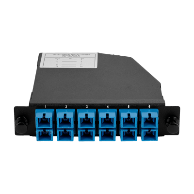 CASCSM SM 12-SC 1-MPO/Cassette para/1U-3P 130mm Fibra Pre-Conectorizada