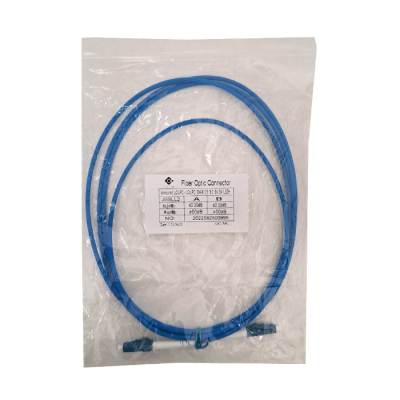 JBSLL2 Cable Pigtail de Fibra Óptica Monomodo Simplex LC-LC, Blindado, Cubierta LSZH, 2 metros, Diámetro 3.0mm, Núcleo/Revestimiento 9/125µm