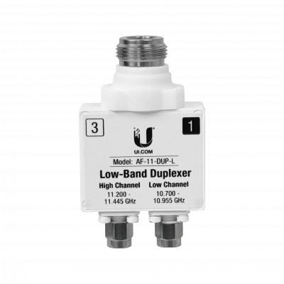 AF-11FX-DUP-L UBIQUITI 10,7-11,0/11,2-11,5GHz 2-SMA-M 1-N-H Multiplexor para AF-11