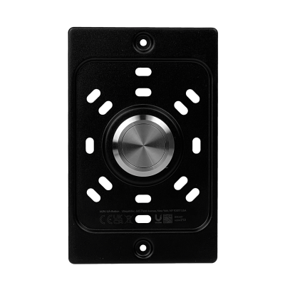 UA-BUTTON UBIQUITI Pulsador N/A Placa Metálica keystone Blanco/Negro