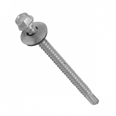 BA12-30 Hexagonal-8mm 50unidades 12x3 Longitud-76mm Cinc Tornillo Autotaladrante 3,0p