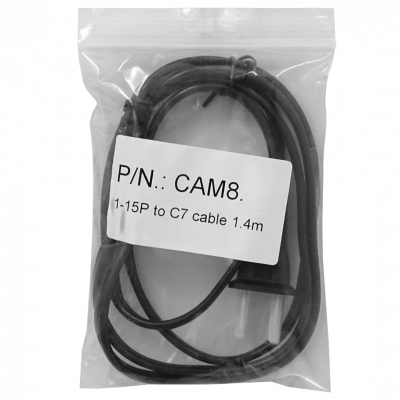 CAM8 Macho-Americano a Hembra-Tipo-8-C7 Cable de Alimentación 1,4 metros 140cm sin-Tierra