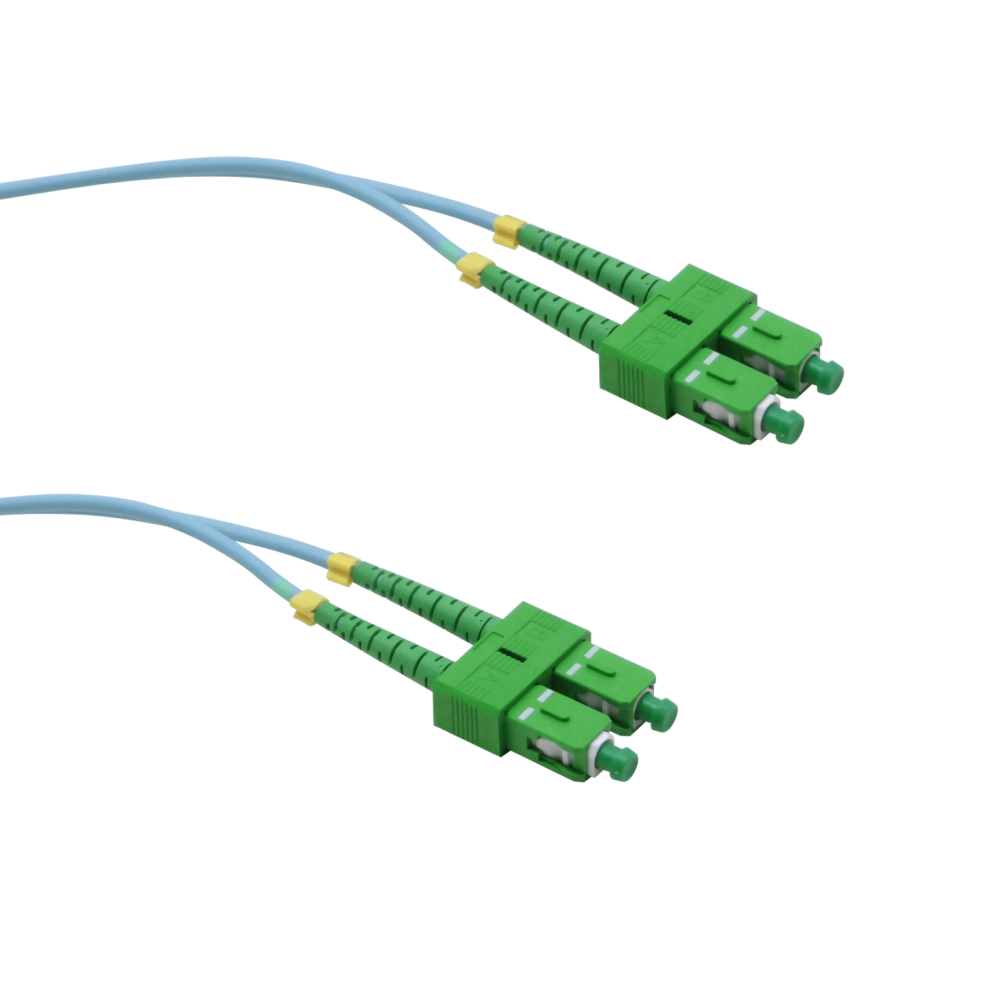 JF3AA1 1m SC/APC-SC/APC OM3 Multimodo MM Dúplex Cable de Fibra LSZH