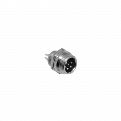 GX12MC-6 6-pin Macho Chasis Conector GX12 Soldable Aviacion