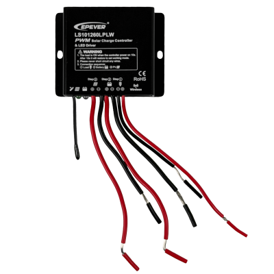 LS10126 EPEVER 10A IP67 Controlador de Carga Solar 12V/24V PWM Regulador LED Driver RS485