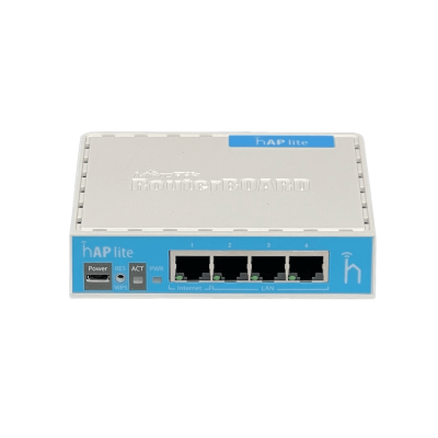 HAP-LITE MIKROTIK 650MHz 32mb 4-100 2,4GHz 2x2 L4 Antenas-integradas RB941-2ND