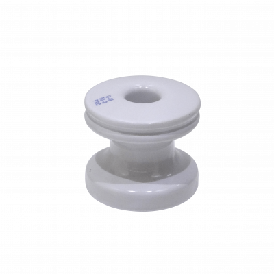 AISLADOR-25KV REMA Aislador de Porcelana Tipo Carrete Blanco 25 KV código-3120 C-M 53-2 PRC