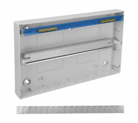 CADIN-18S LEXO Caja de Superficie LSZH 18 Módulos Carril DIN IP41 IK08 5399118