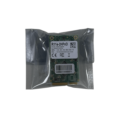 R11E-2HPND MIKROTIK 2-MMCX 30DBM 2,4GHZ B/G/N 1000MW ATHEROS AR9580 TARJETA MINIPCIE