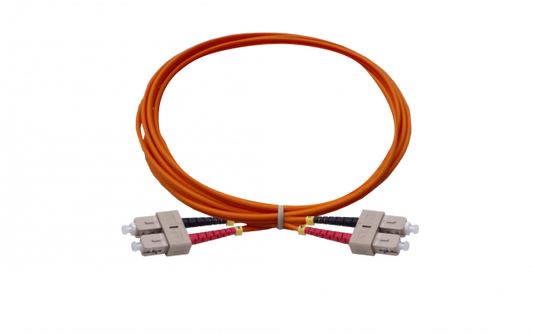 JFMCC1 Cable de fibra óptica dúplex multimodo OM1 SC-SC de 1 metro, 62.5/125 µm, diámetro 3 mm, cubierta LSZH