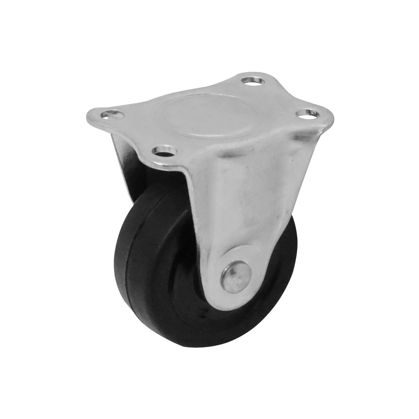 RUEDA-2 Rodaja 2-pulgadas Estacionaria Negra Capacidad-25Kg 40x57,5x66mm