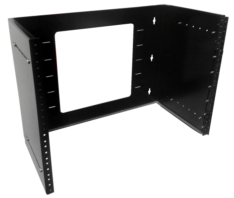 RKB08-3L. LINKMADE 8U BRACKET MURAL ABIERTO AJUSTABLE C/Bisagra