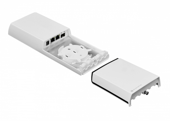 FTC21 MIKROTIK 2-1000(1-PoE-In) 1-SFP-2,5GMedio Converter IP55 inc-48Vdc
