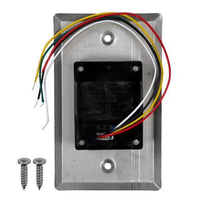 TLEB102 ZK Botón de activación con salida sin contacto 10cm No-Táctil Placa metálica 115x70mm IP65
