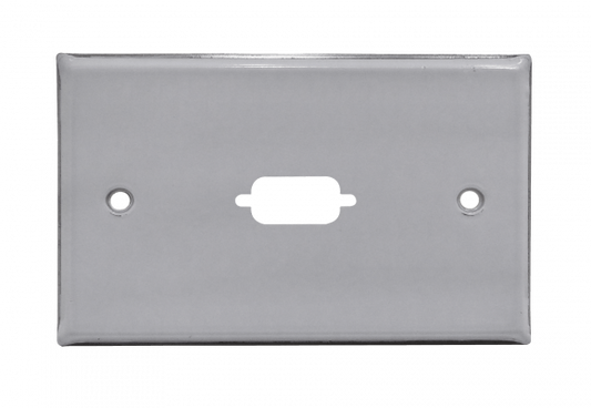 FP1MV LINKMADE Placa Frontal Metálica para 1-VGA REQUIERE ADAPTADOR/VGA-HEMBRA-HEMBRA 70X114MM