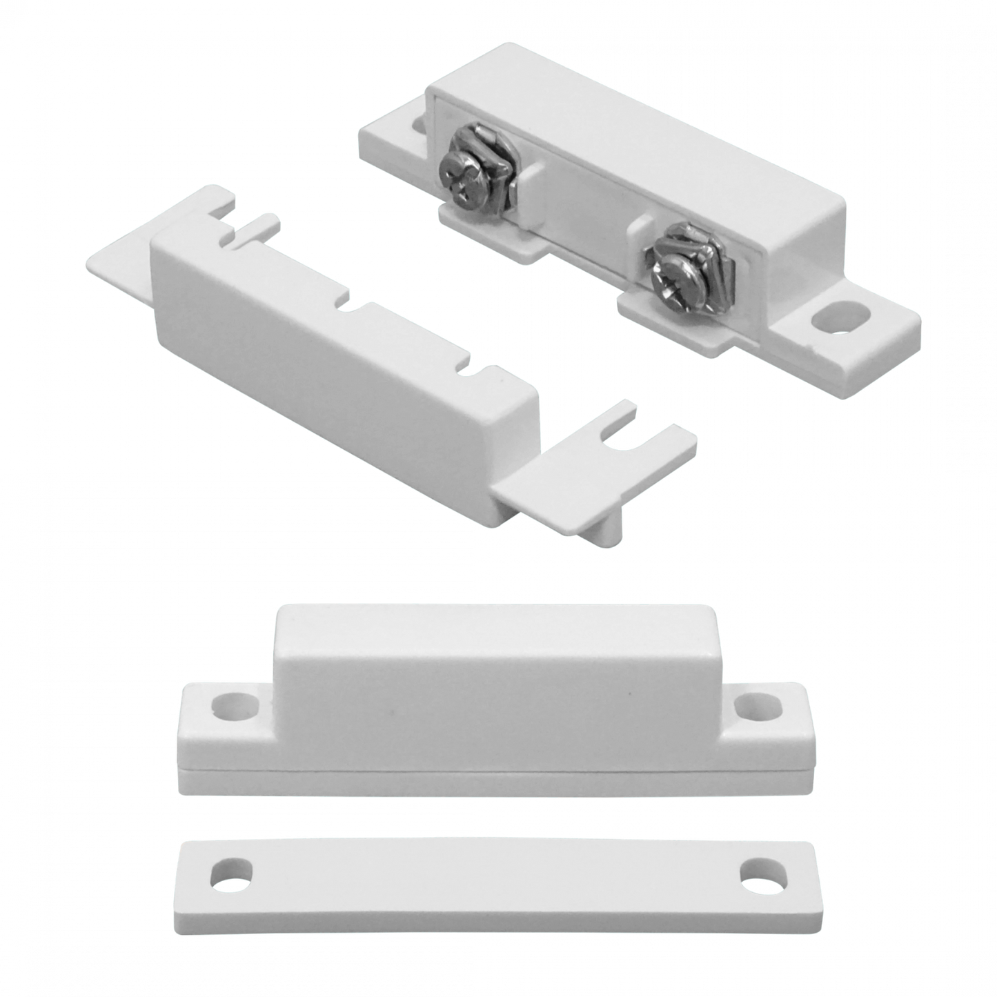 DS-BLANCO1 BESTKEY BLANCO GRANDE Sensor Magnético 2C incluye-4-Tornillos NO-INCLUYE-CABLE