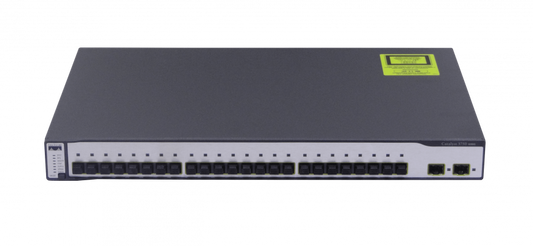WS-C3750-24FS-S CISCO REFACC 24-MTRJ-100-Fibra 2-SFP-1000 2-Stack Consola Switch Administración