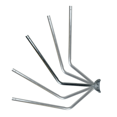 BAM-120 LINKMADE Soporte abatible galvanizado de 120 cm para instalación en pared exterior