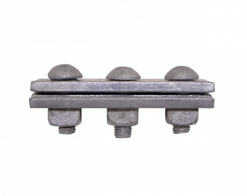 GTL00032 Abrazadera de Fijación para Poste de 3 Tornillos 5/8T/VTRC 150x34x9x15mm