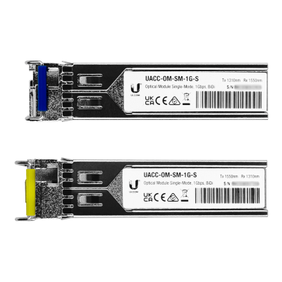 UF-SM-1G-S UI Transceptor Par-WDM-BiDi SFP SM 1Gbps 3km 1310/1550nm 1-ConectorLC UACC-OM-SM-1G-S