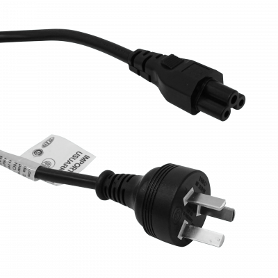CRMT 1,2-1,8mt Trebol-C5-Hembra I-Macho Cable Poder I=Argentina/Australia