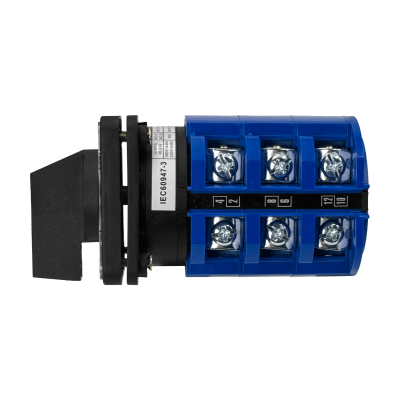 LW28-63 Seccionador 3-Fases 1-0-2 63A 660V 3-posiciones Selector 64x64mm D-90mm