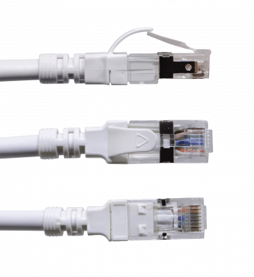 C6AW-200 LINKMADE 20mt Cat6a U/FTP Blanco LSZH Cable Conexión Moldeado Multiconductor