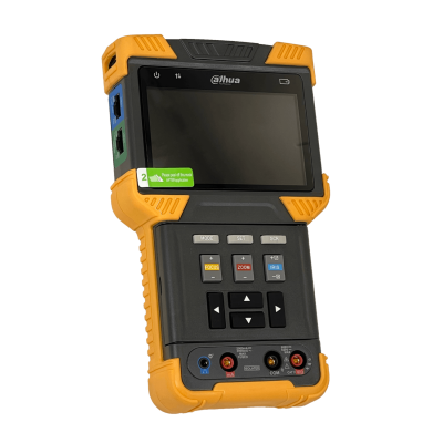 MONICID DAHUA Tester Camaras IP Analoga Monitor 4-pulg RJ45 BNC PoE out-12Vdc