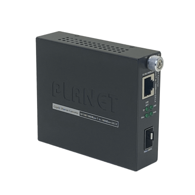 GST-805A Planet Convertidor de Medios Gigabit Semi-Administrable 1-1000 1-SFP Smart LLCF/LLR