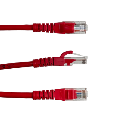 CPR-03-4 LINKMADE 4UN 30CM ROJO LSZH CORDÓN CONEXIÓN EXTRUIDO MULTIHILO
