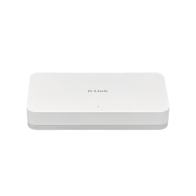 DGS-1008A D-LINK Conmutador de Escritorio No Gestionable de 8 Puertos Gigabit 1000Mbps, No Montable en Rack, incluye Fuente 5V 1A