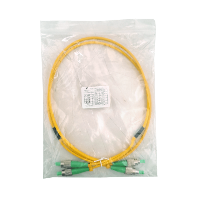 JFSHH1 1metro FC/APC-FC/APC Monomodo SM Dúplex Latiguillo Fibra Óptica 9/125um 3mm