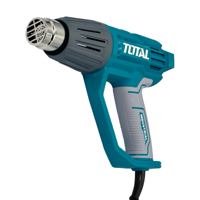 HF-810 TOTAL Pistola de calor industrial de 2000W con 3 boquillas para aire caliente, modelo TB20078
