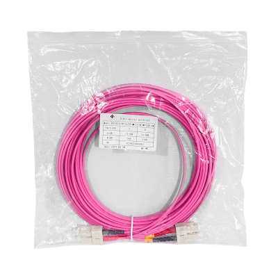 JF4CC10 LSZH 10mt SC-SC OM4 MultiModo MM Duplex Jumper Fibra 50/125um 3mm