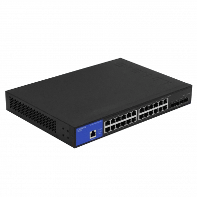 LGS328C LINKSYS Switch Gestionable Rack 28-puertos 24x1000 4xSFP+10G 1xConsola RS232-RJ45