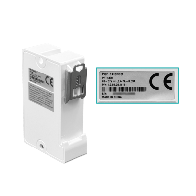 PFT1300 DAHUA Extensor Mini Switch 1-100/in 2-100-Poe/out Cascada Riel-DIN