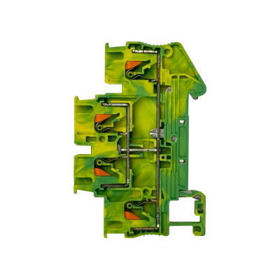 BOR25-4V PHOENIX Borne Conexion-4 PT Riel-Din 0,2-2,5mm2 AWG28-14 Verde
