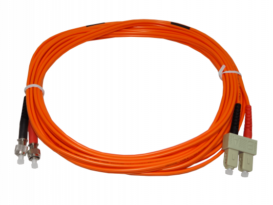 JFMCF5 Latiguillo de fibra óptica dúplex multimodo OM1 SC a FC de 5 metros 62.5/125µm con cubierta LSZH
