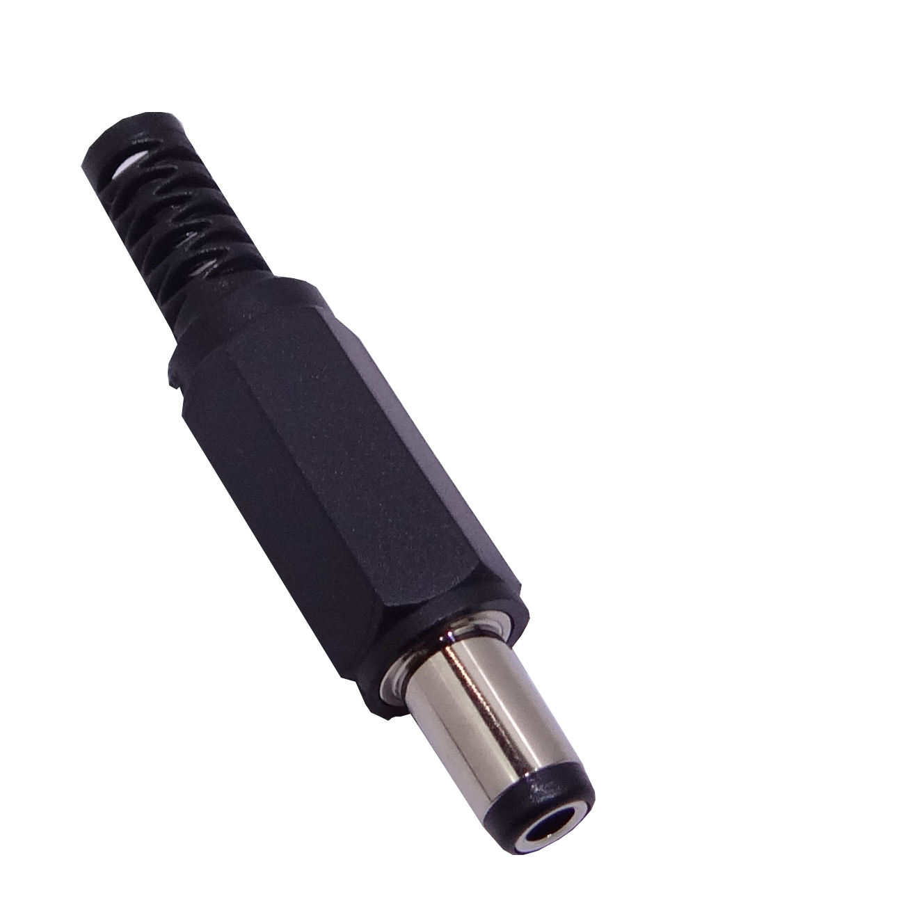 PLUG-2555 Conector de alimentación DC de 5,5x2,5mm y 9mm de longitud para soldar modelo K-311W