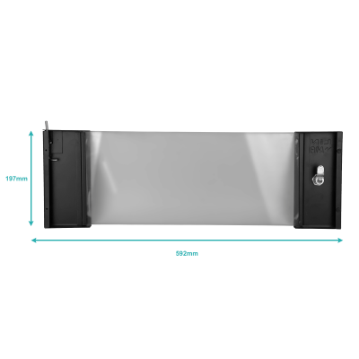 RK04-P LINKMADE Panel frontal para Armario Rack 4U RK04-4L de Sustitución