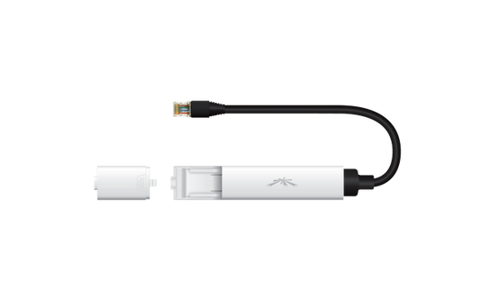INS-8023AF-O UBIQUITI Convertidor PoE para Intemperie 802.3af 48V-entrada 18V-salida Con Cable Incluido